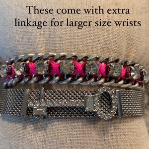 Pop of Colour with some texture and some Bling!